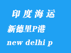 印度海運港口:新德里P港(new delhi p )