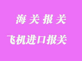 怎么辦飛機進口報關手續?